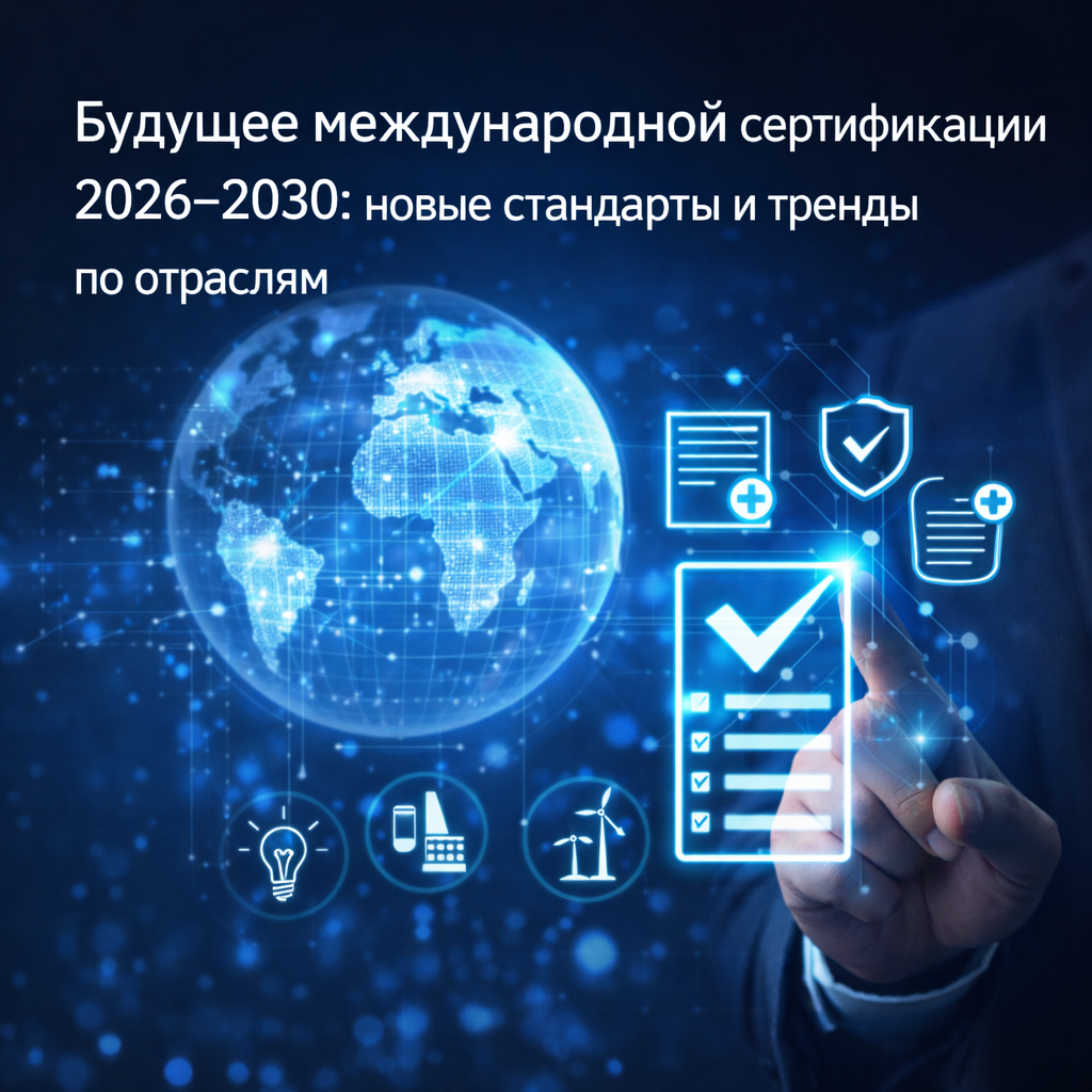 Будущее международной сертификации 2026–2030: новые стандарты и тренды по отраслям