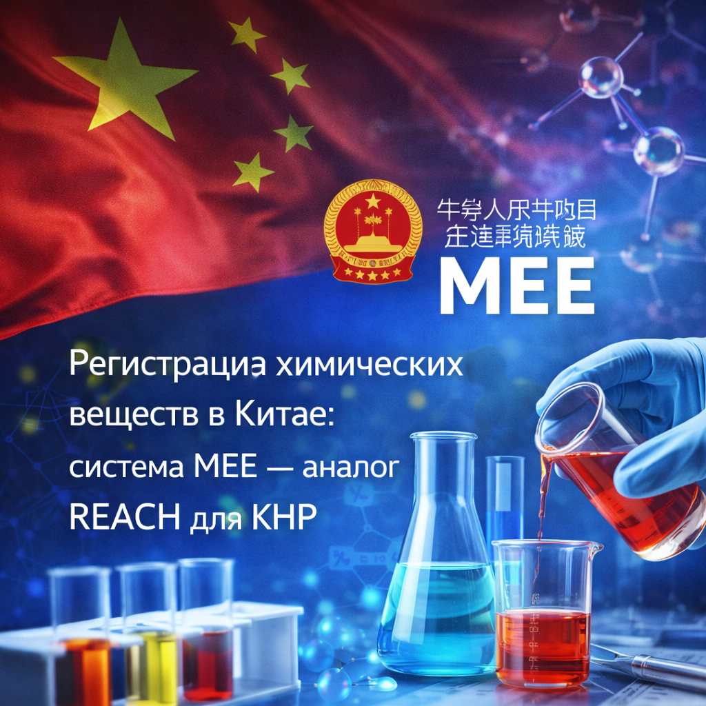 Регистрация химических веществ в Китае: система MEE — аналог REACH для КНР