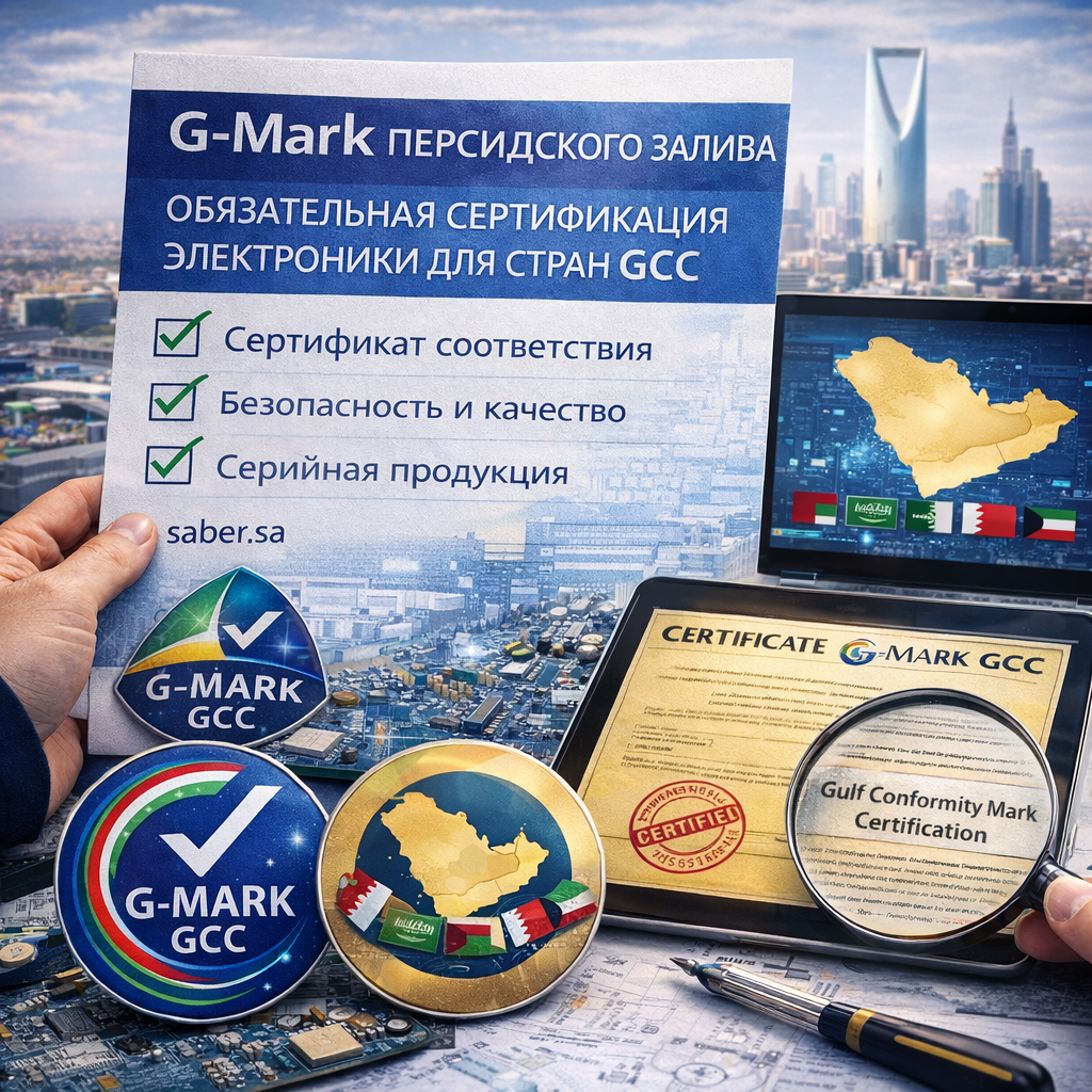 G-Mark Персидского залива: обязательная сертификация электроники для стран GCC