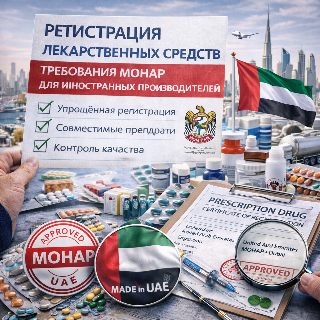 Регистрация лекарственных средств в ОАЭ: требования MOHAP для иностранных производителей