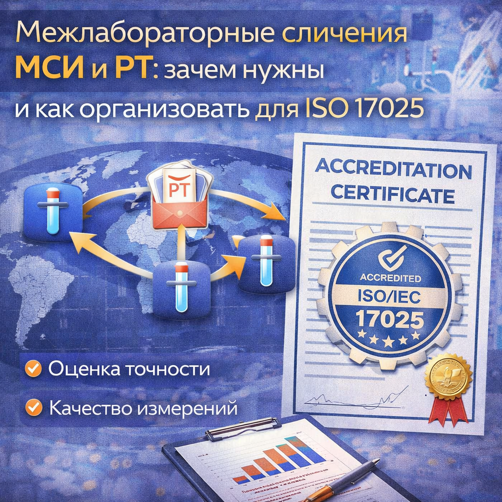 Межлабораторные сличения МСИ и PT: зачем нужны и как организовать для ISO 17025