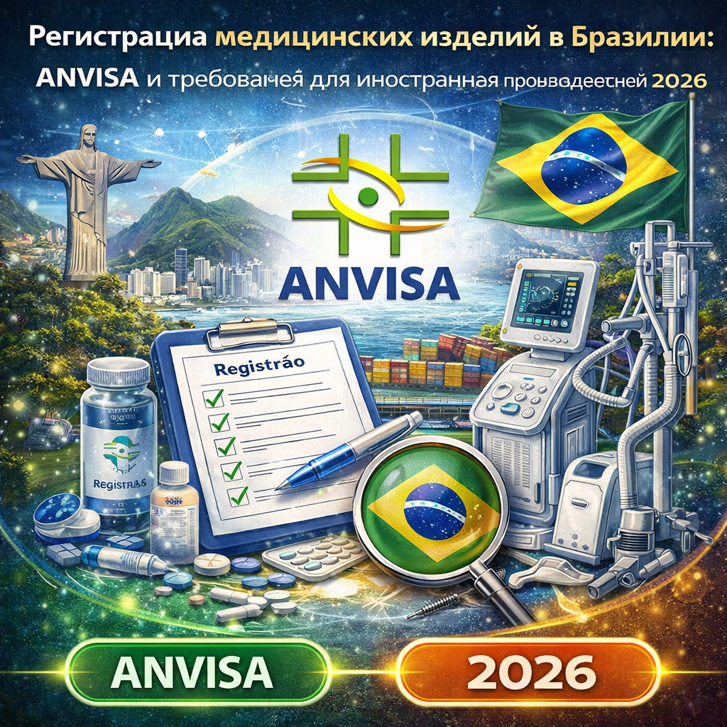 Регистрация медицинских изделий в Бразилии: ANVISA и требования для иностранных производителей 2026