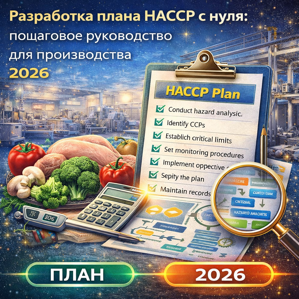 Разработка плана HACCP с нуля: пошаговое руководство для производства 2026