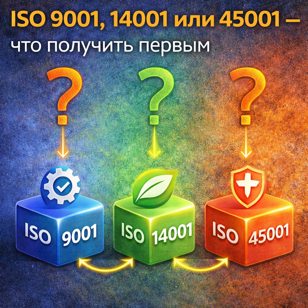 ISO 9001, 14001 или 45001 — что получить первым