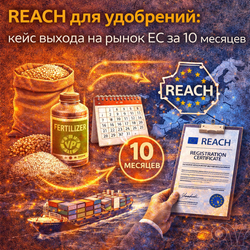 REACH для удобрений: кейс выхода на рынок ЕС за 10 месяцев
