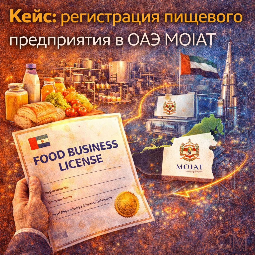 Кейс: регистрация пищевого предприятия в ОАЭ MOIAT