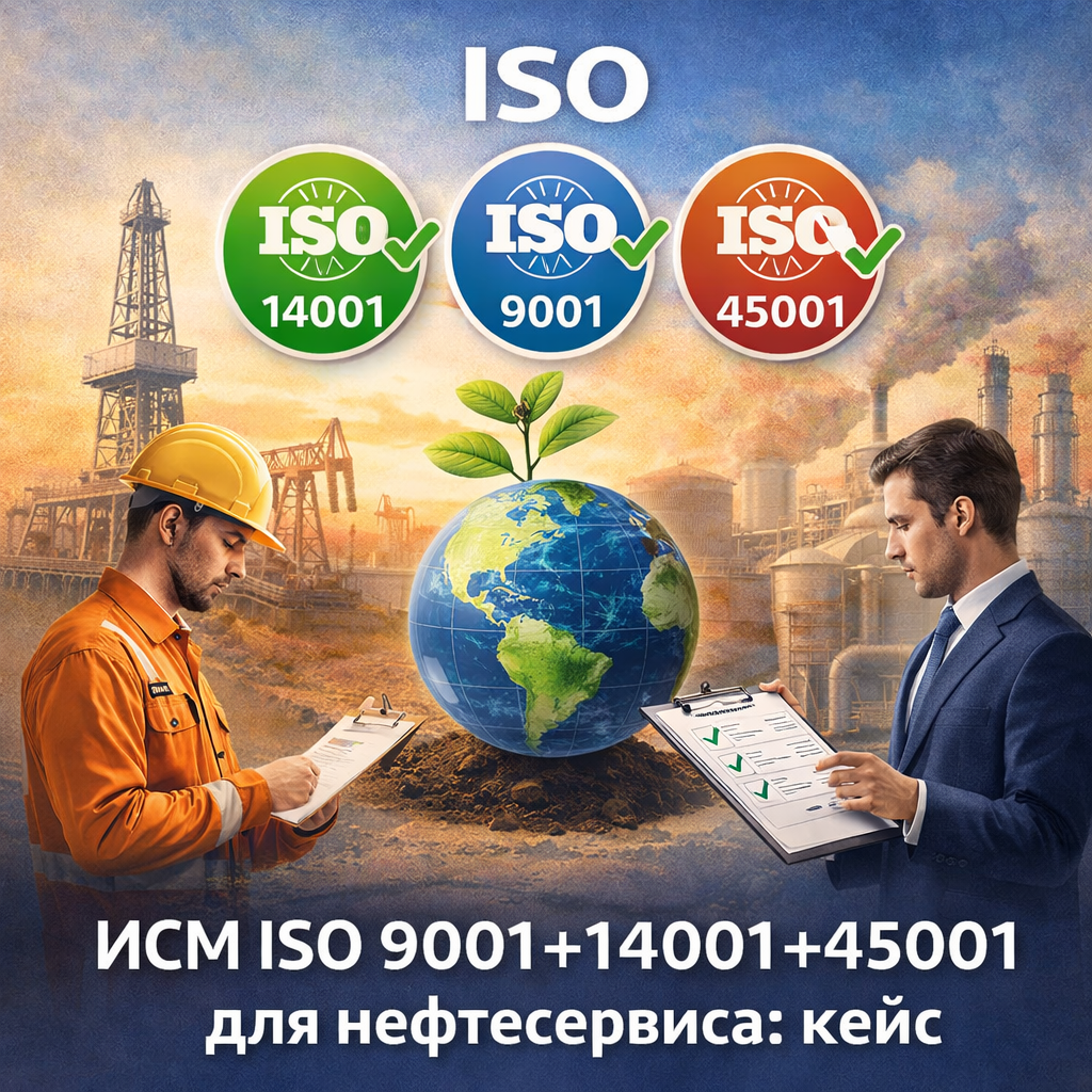 ИСМ ISO 9001+14001+45001 для нефтесервиса: кейс