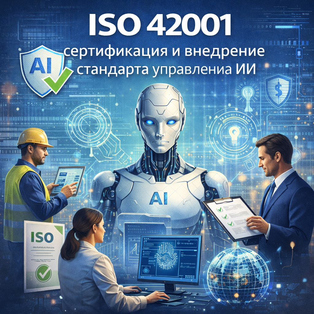 ISO 42001: сертификация и внедрение стандарта управления ИИ