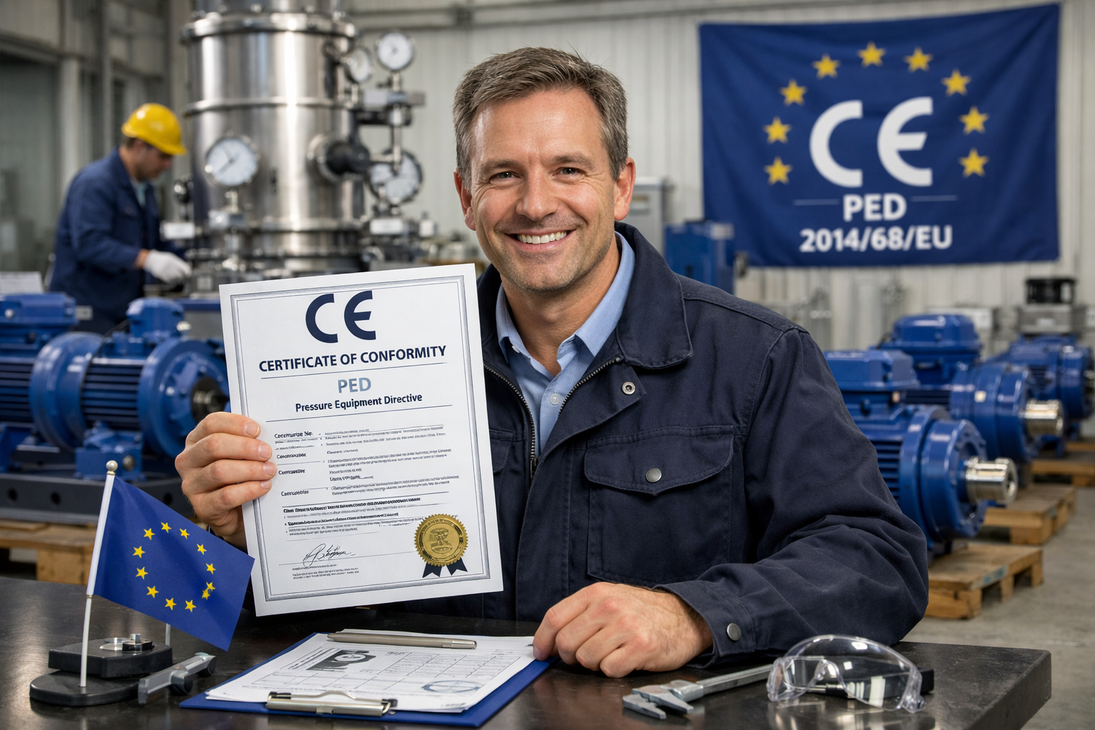 CE для промышленных насосов: PED и Machinery за 8 месяцев