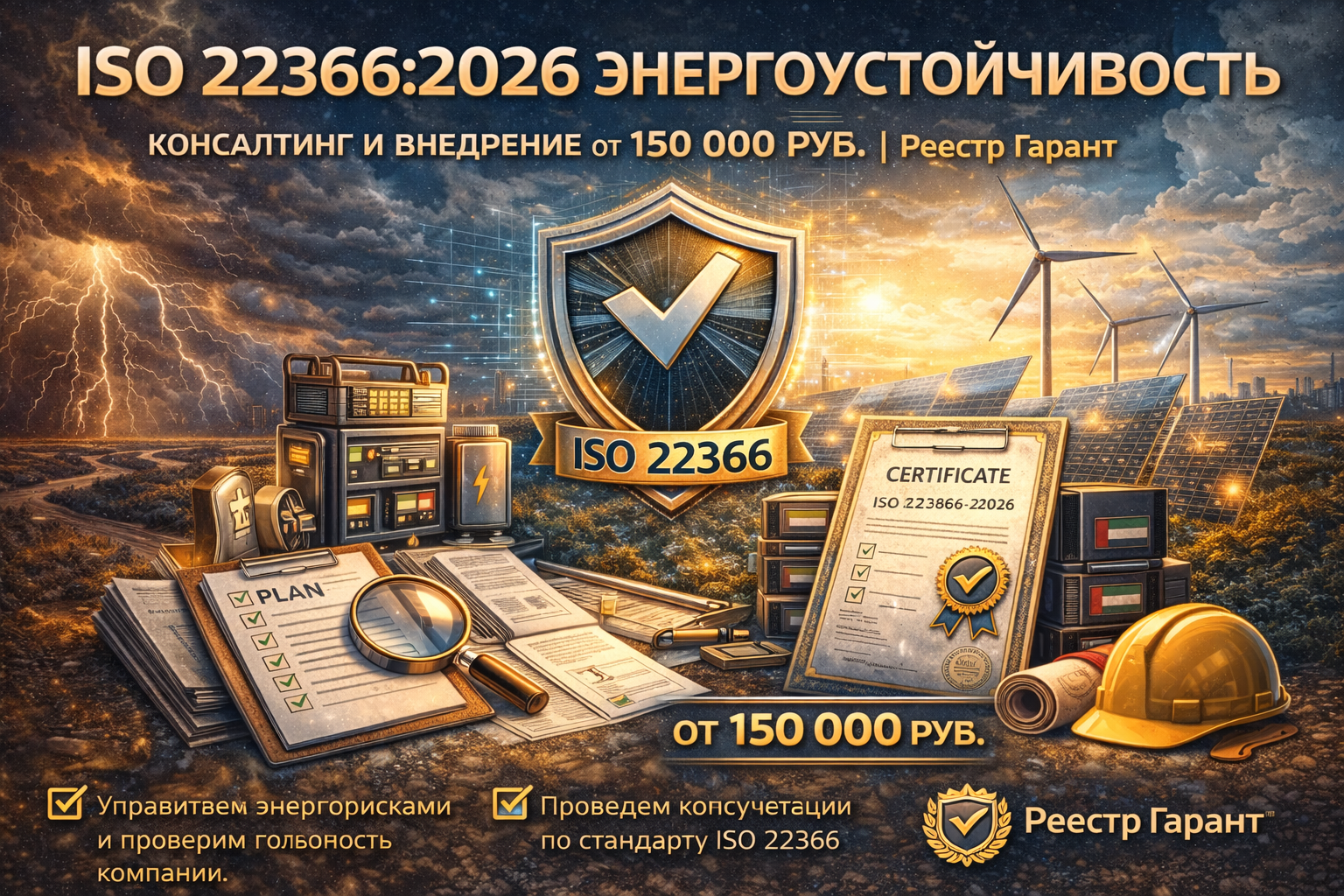 ISO 22366:2026 энергоустойчивость