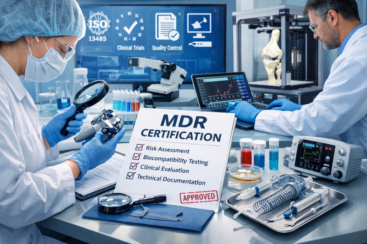 Подготовка медицинских изделий к сертификации по MDR (Regulation EU 2017/745) — CE маркировка для медтехники