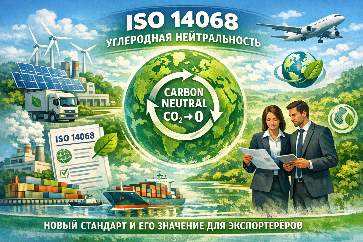 ISO 14068 углеродная нейтральность: новый стандарт и его значение для экспортёров