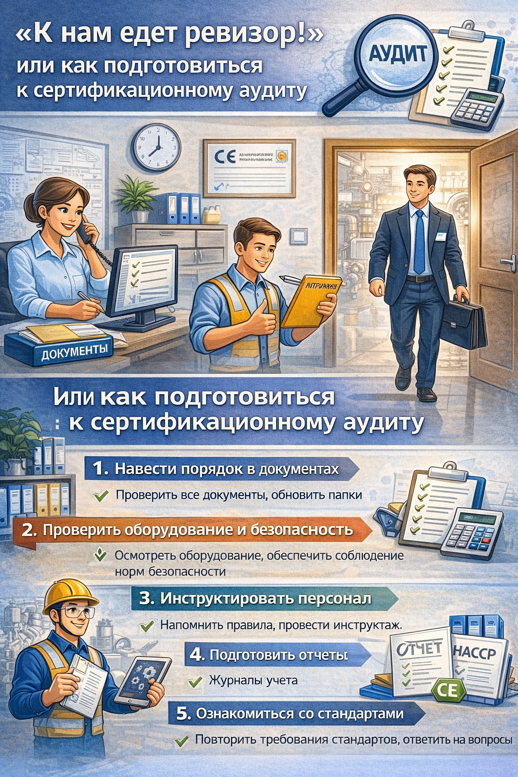 «К нам едет ревизор!» или как подготовиться к сертификационному аудиту