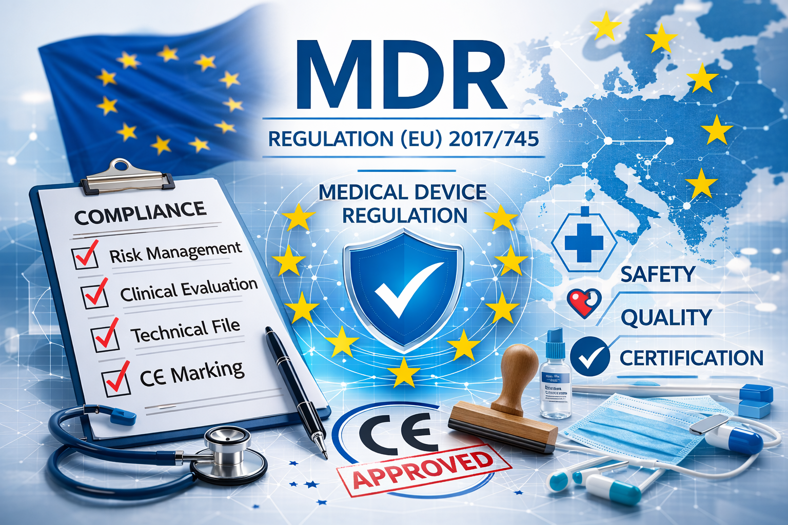 Регламент MDR (EU) 745/2017 — CE маркировка медицинских изделий для рынка ЕС
