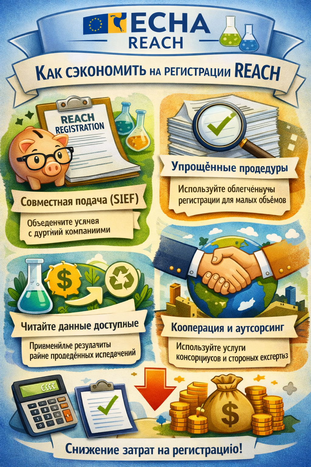 Как сэкономить на регистрации REACH — профессиональный секрет, который знают не все