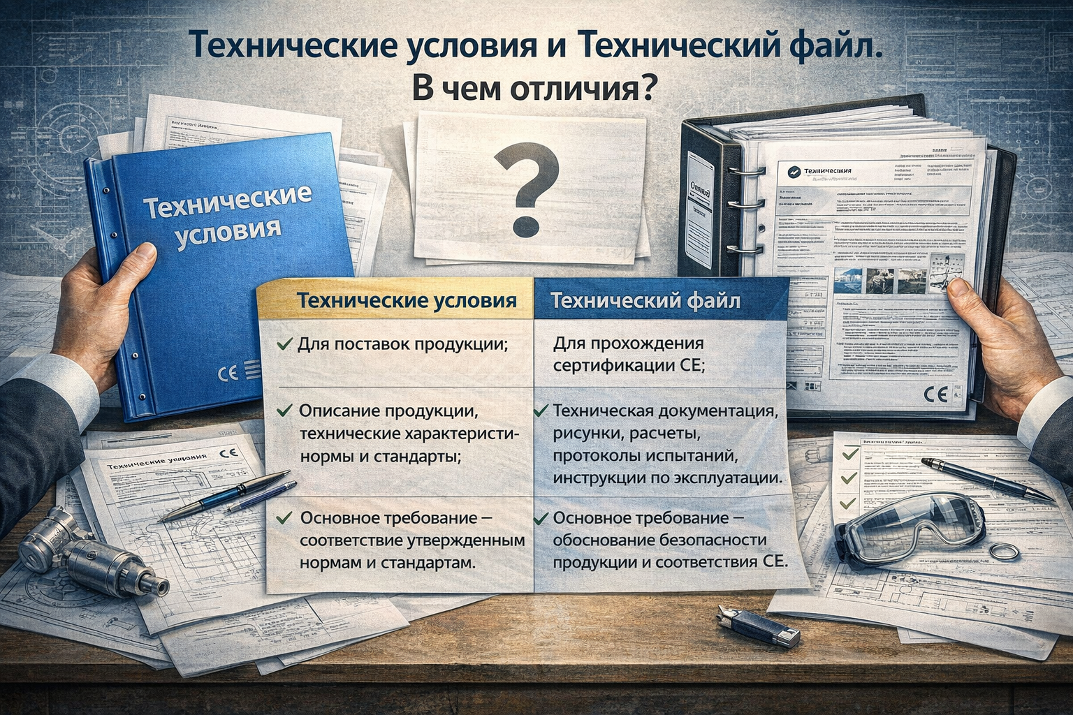 Технические условия и Технический файл — в чём разница и почему ТУ не заменяет ТФ при экспорте
