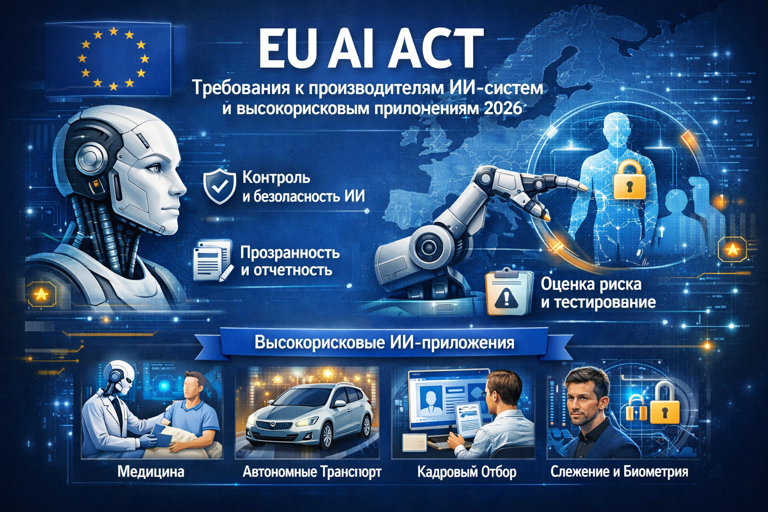 EU AI Act: требования к производителям ИИ-систем и высокорисковым приложениям 2026