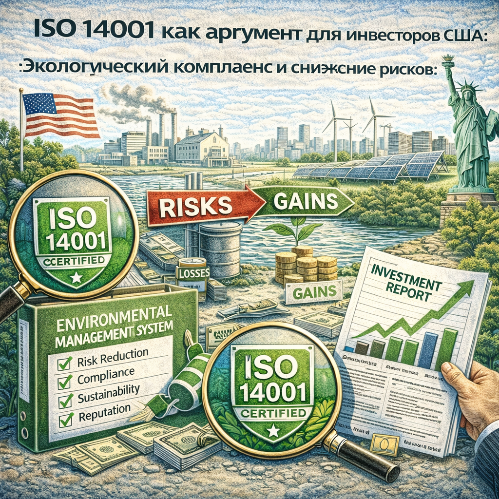 ISO 14001 как аргумент для инвесторов США: Экологический комплаенс и снижение рисков