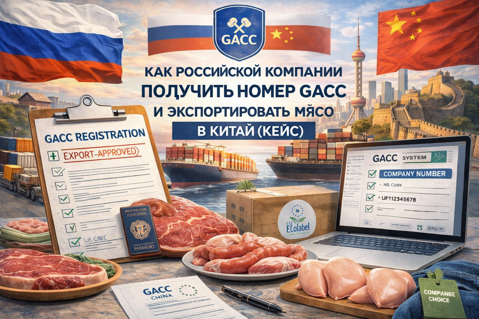 Как российской компании получить номер GACC и экспортировать мясо в Китай (Кейс)