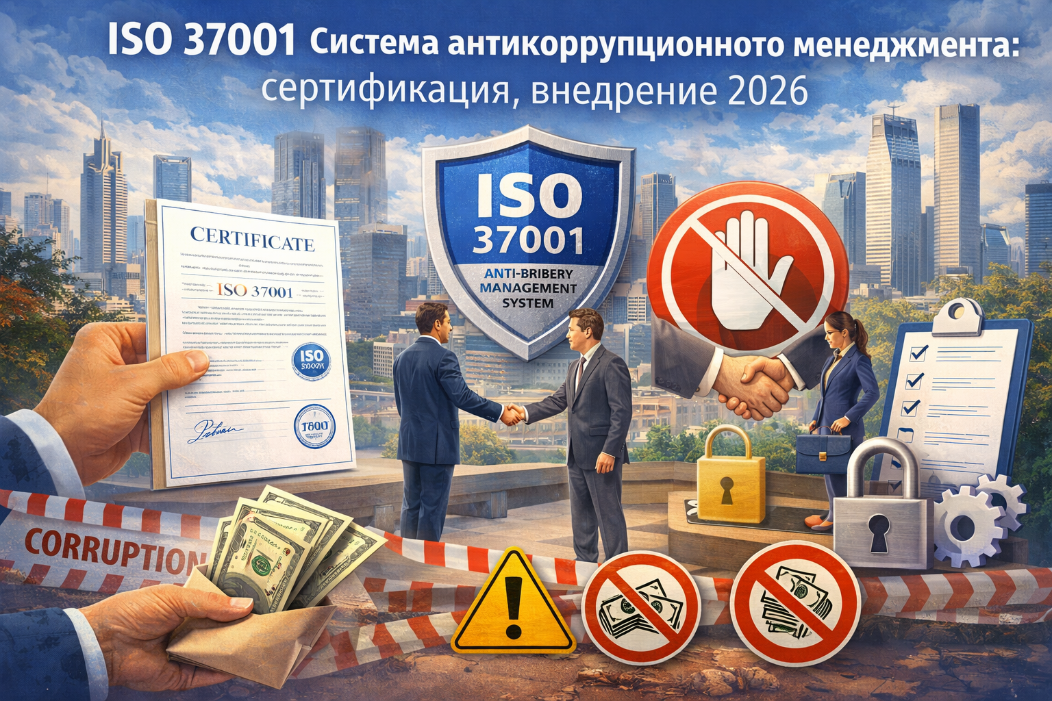 ISO 37001 Система антикоррупционного менеджмента: сертификация, внедрение 2026