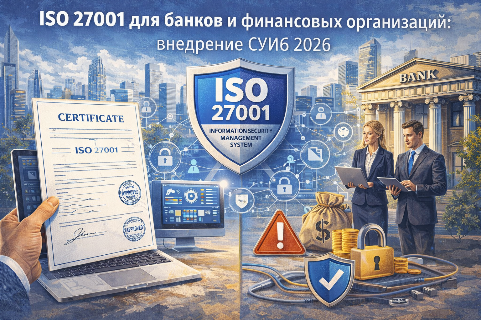 ISO 27001 для банков и финансовых организаций: внедрение СУИБ 2026
