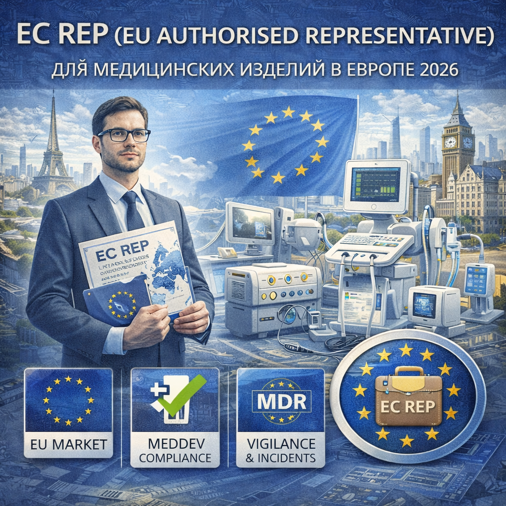 EC REP (EU Authorised Representative) для медицинских изделий в Европе 2026