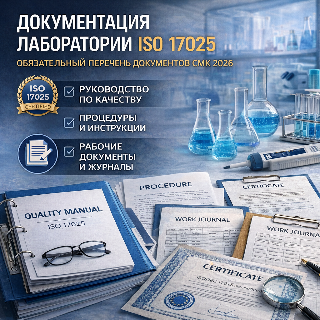Документация лаборатории ISO 17025: обязательный перечень документов СМК 2026