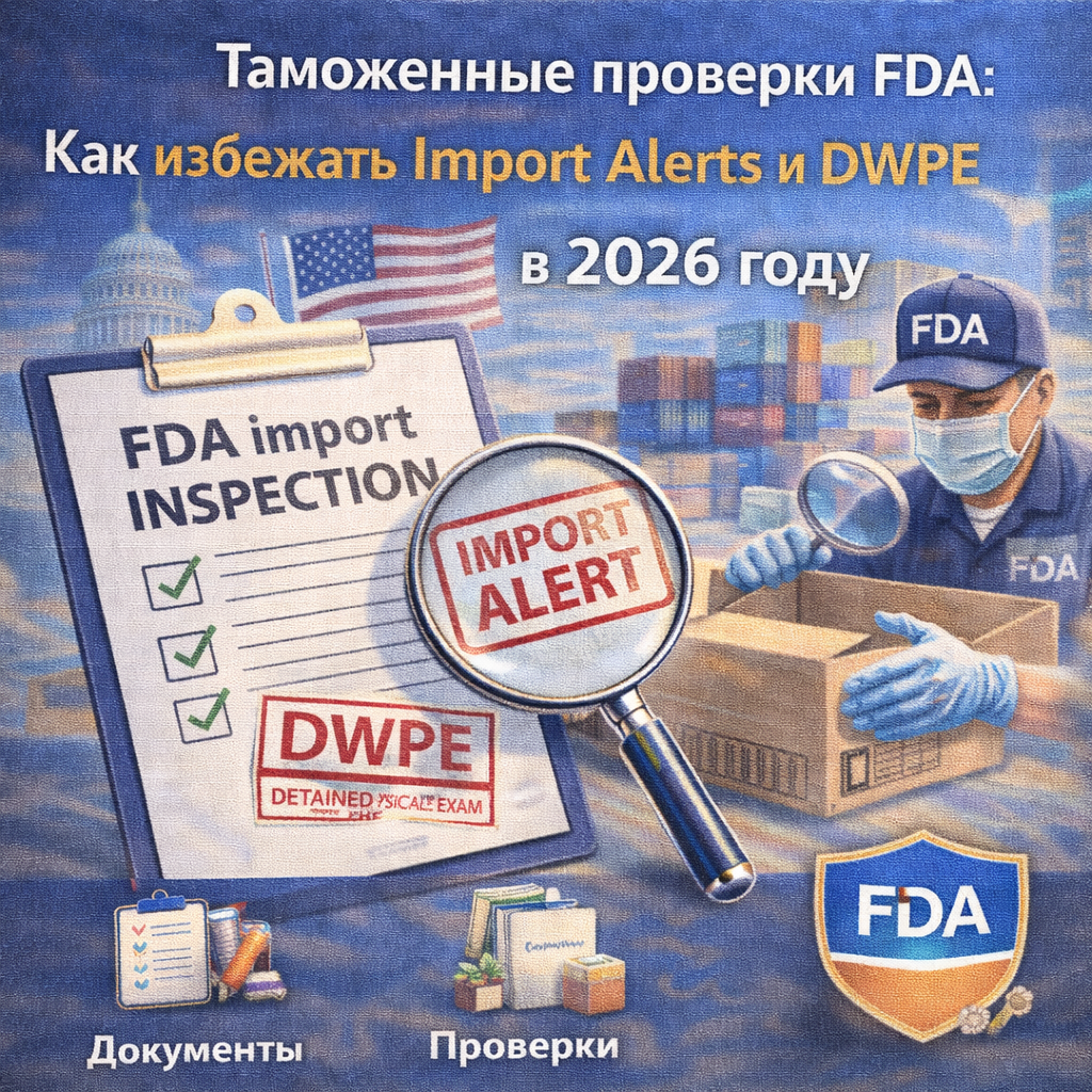 Таможенные проверки FDA: Как избежать Import Alerts и DWPE в 2026 году