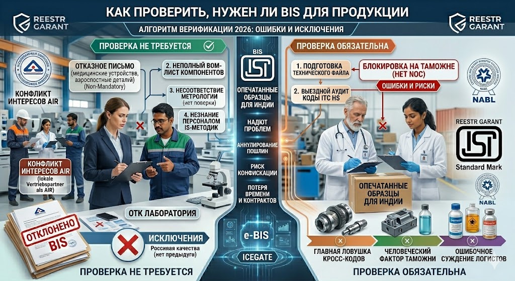 Как проверить, нужен ли BIS для продукции: пошаговый алгоритм инженерной верификации