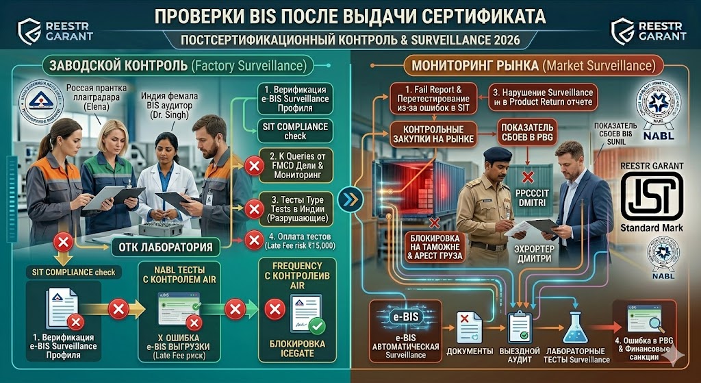 Проверки BIS после выдачи сертификата: регламент инспекционного контроля и надзора за рынком в 2026 году