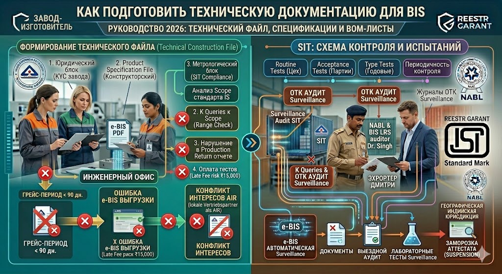 Как подготовить техническую документацию для BIS: требования к техническому файлу и спецификациям в 2026 году