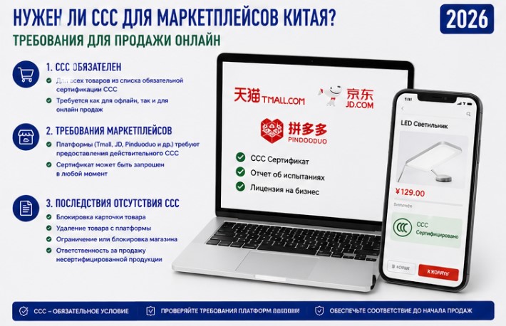 Нужен ли CCC для маркетплейсов Китая