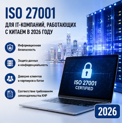 ISO 27001 для IT-компаний, работающих с Китаем в 2026 году