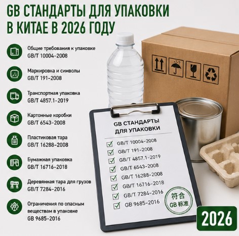 GB стандарты для упаковки в Китае в 2026 году